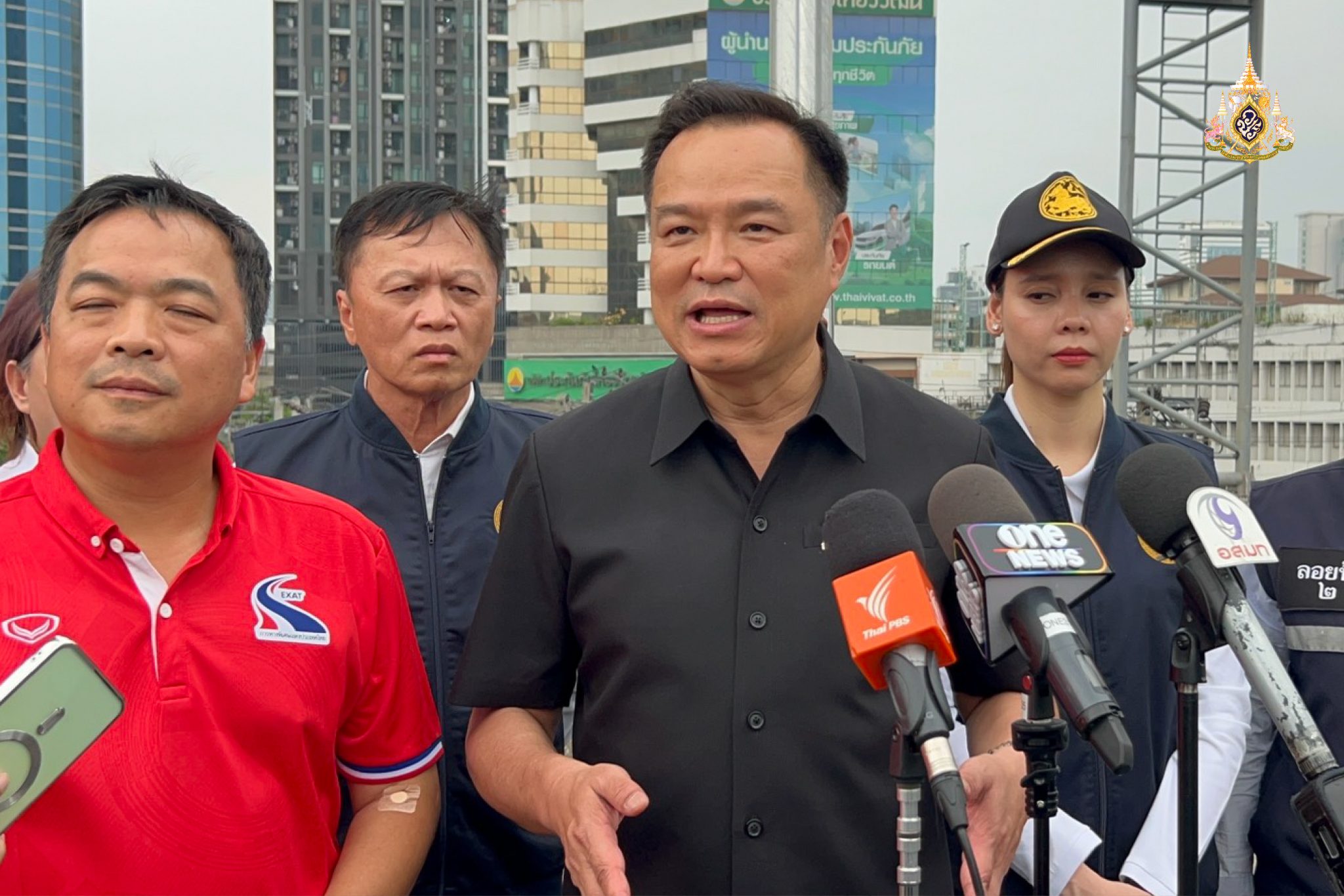 ลงพื้นที่ทางด่วนดินแดง แก้ปัญหาเครนถล่ม