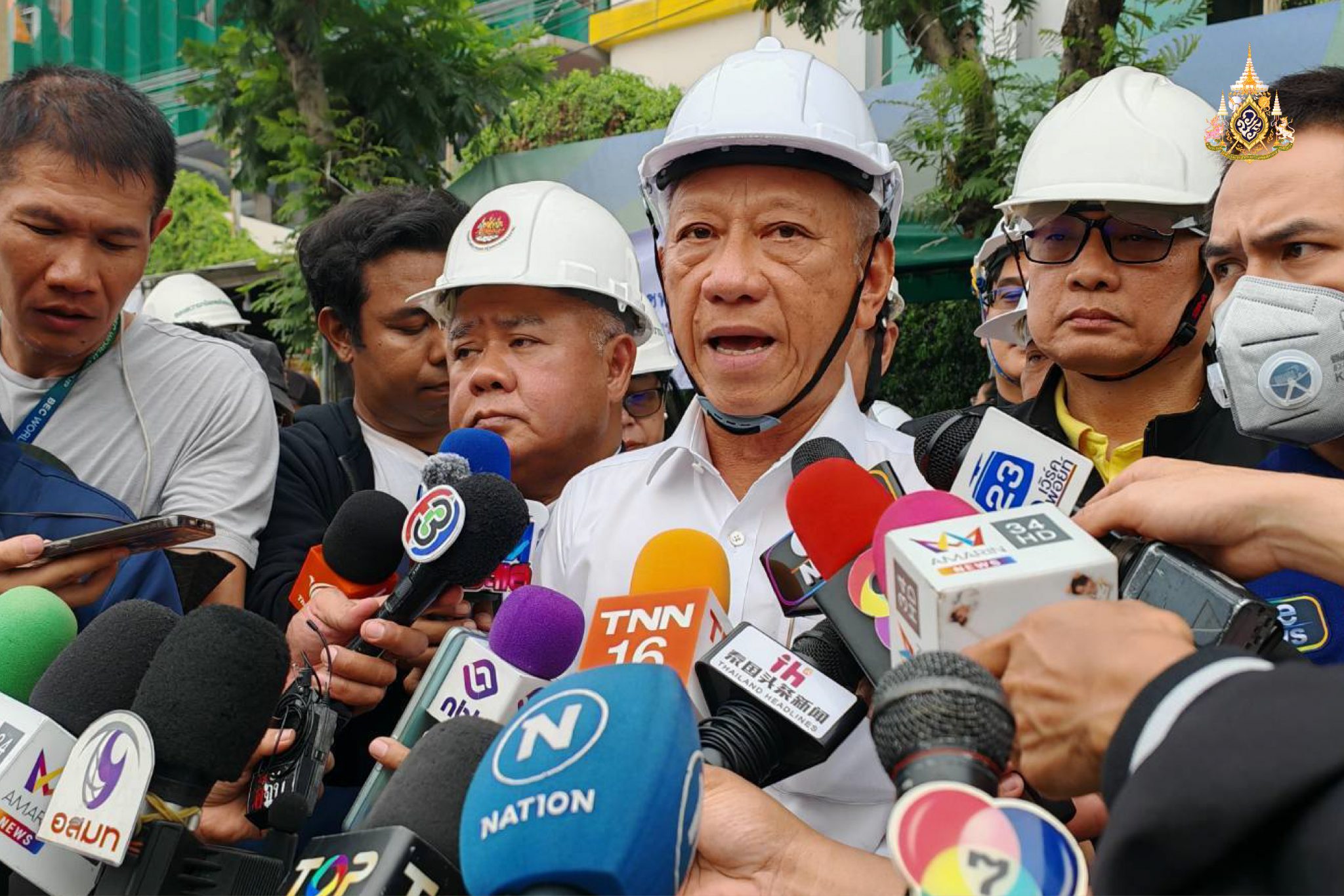 ตั้งศูนย์ช่วยเหลือแรงงานจากเหตุแผ่นดินไหว