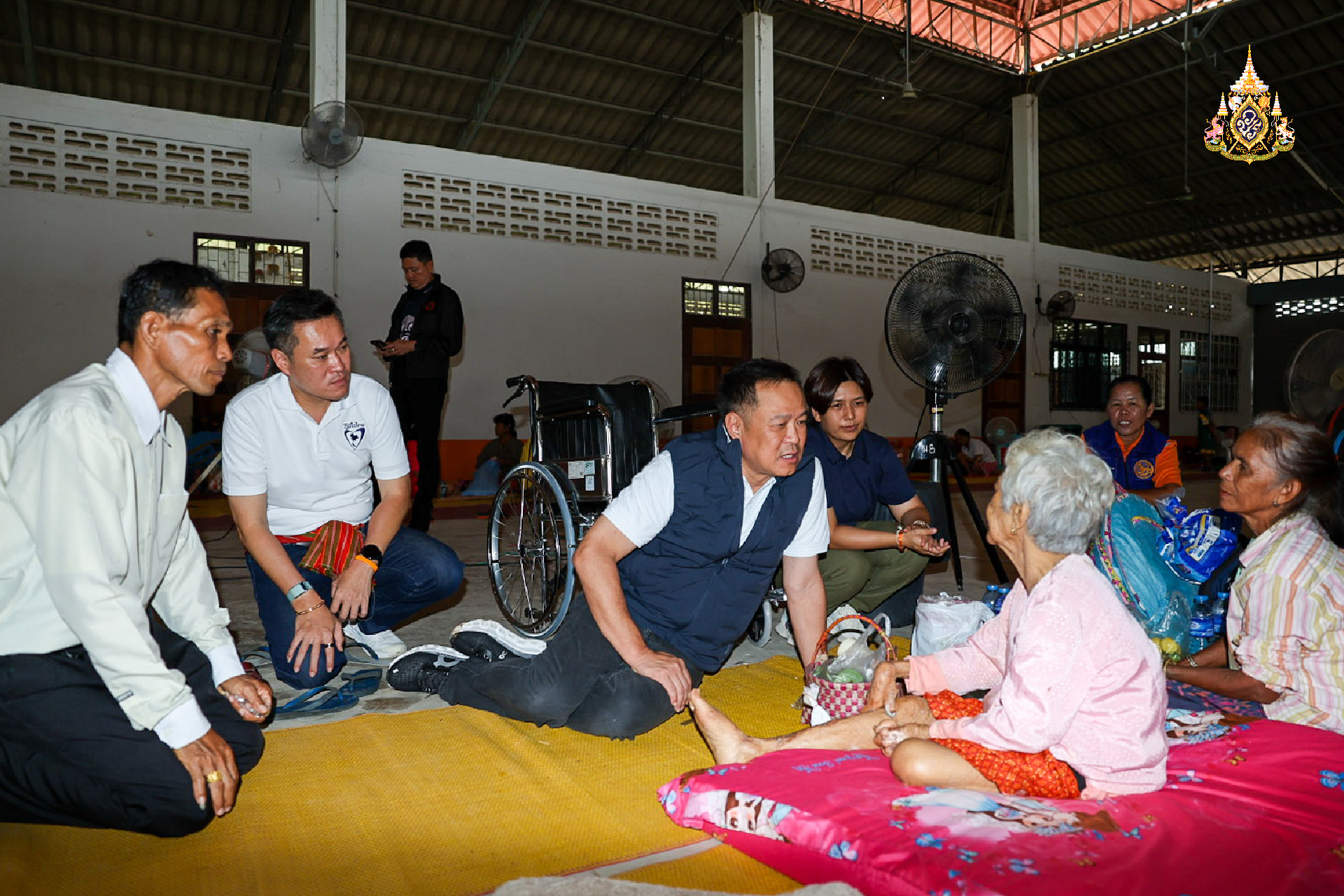 ลงพื้นที่ศรีสะเกษ ให้กำลังใจพี่น้องชายแดน