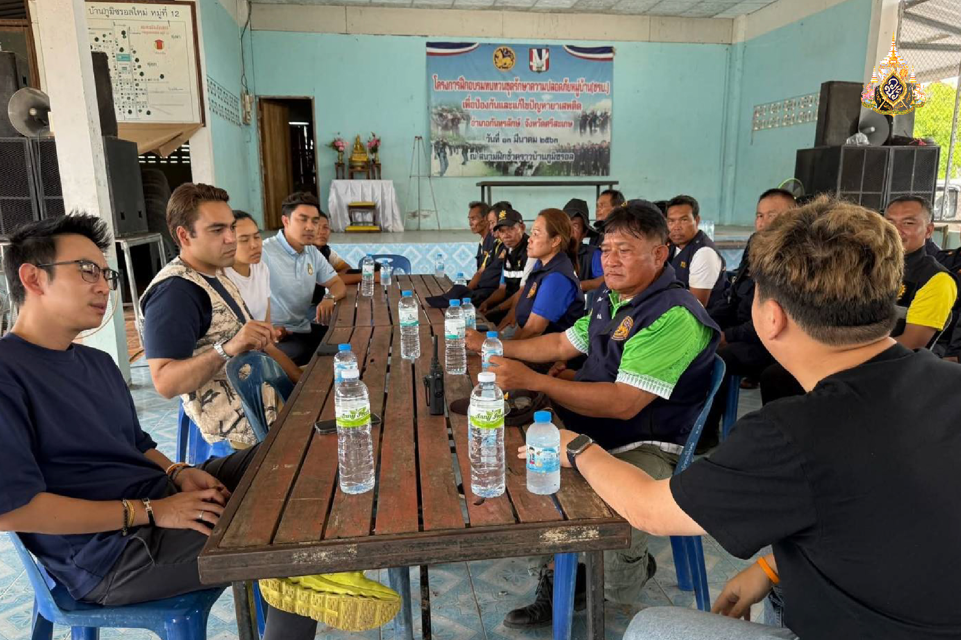 ลงพื้นที่ชายแดนเขาพระวิหาร  ให้กำลังใจ - รับฟังปัญหา ชรบ.
